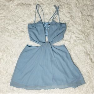 Sexy strappy light blue dress 👗
